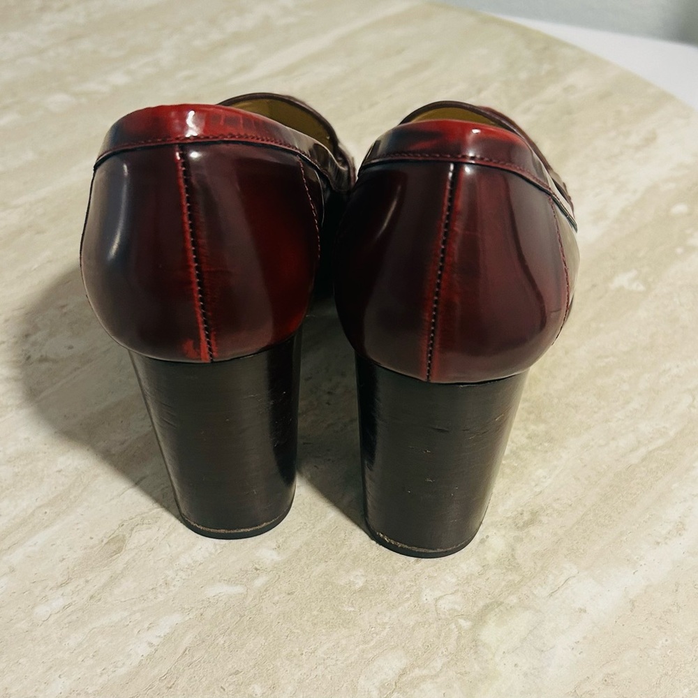 Michael Kors Deep Red Loafers - Picture 4 of 11